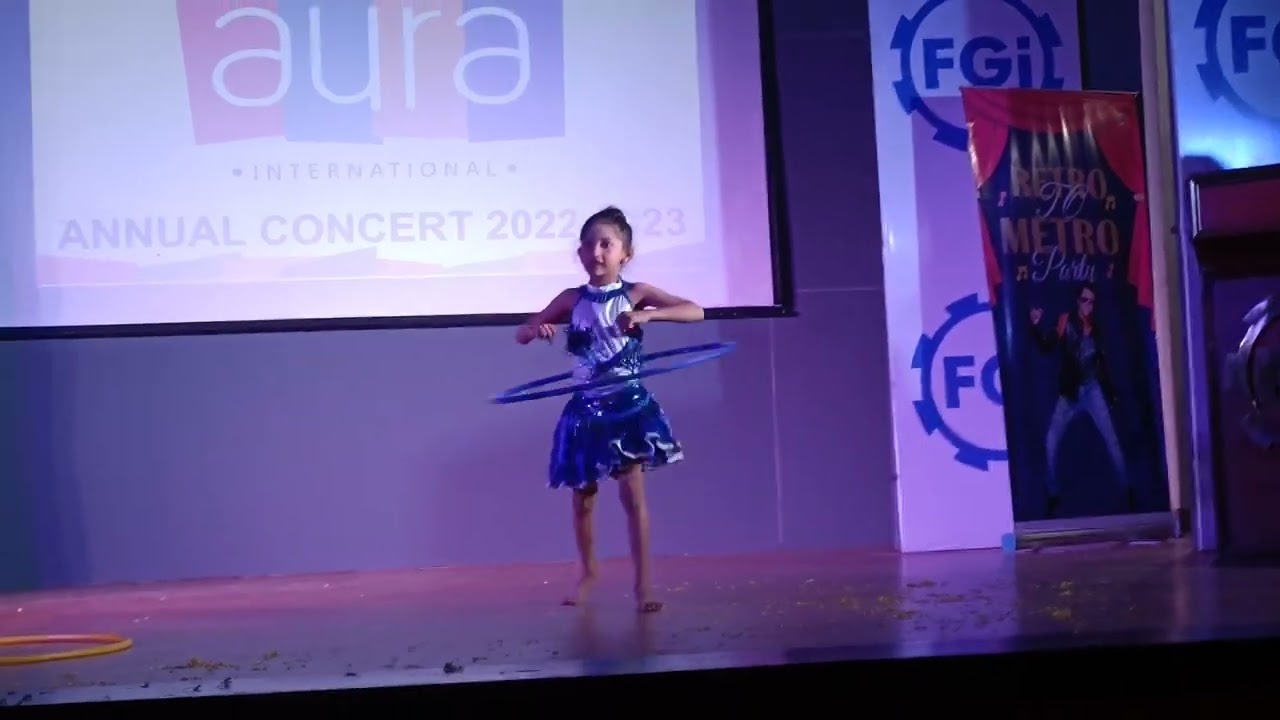 Ring Dance on Waka Waka Song by Jivika on Annual Day Function at  FGI