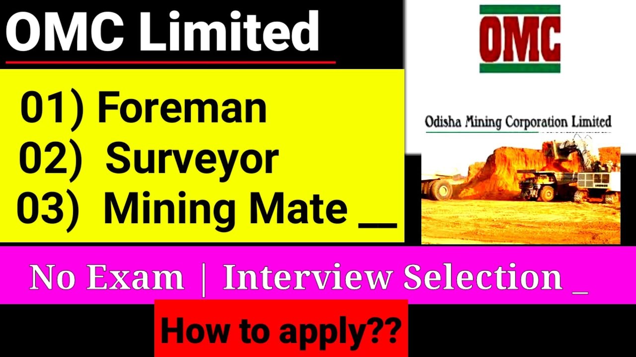 #OMC Recurement 2022 | Walk in interview | Jobs for freshers in OMC limited | Apply Online no fees _