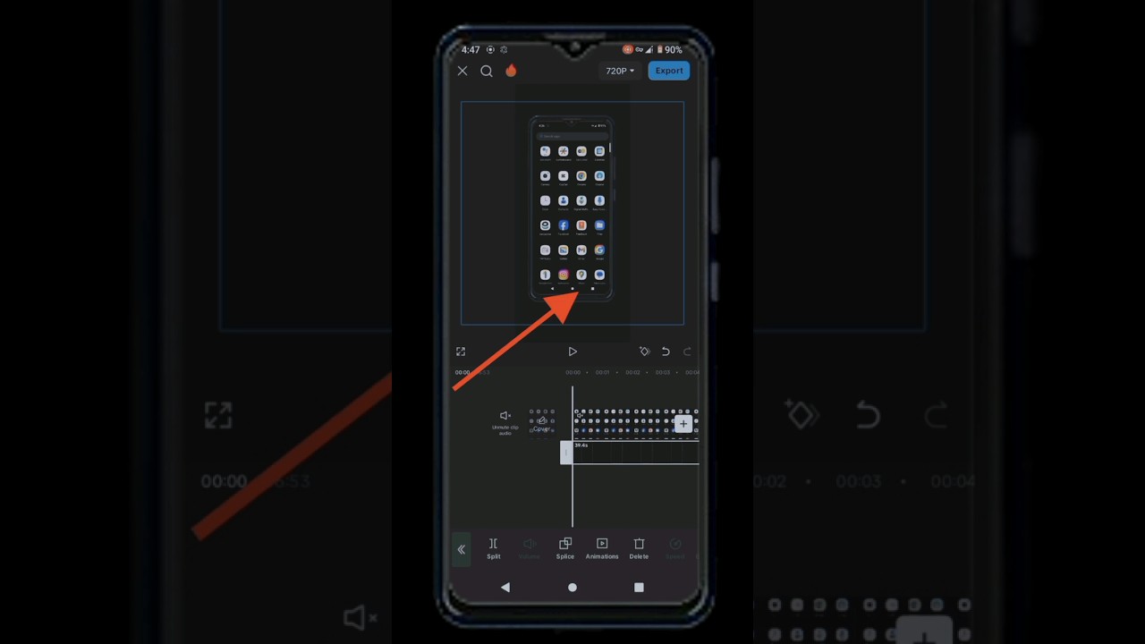 How to add mobile frame in video #shorts #viralshort  #mobileframe #capcut #mobileframegreenscreen