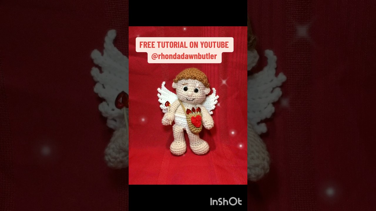 #cupid #valentinesday #crochet #amigurumi #bernat