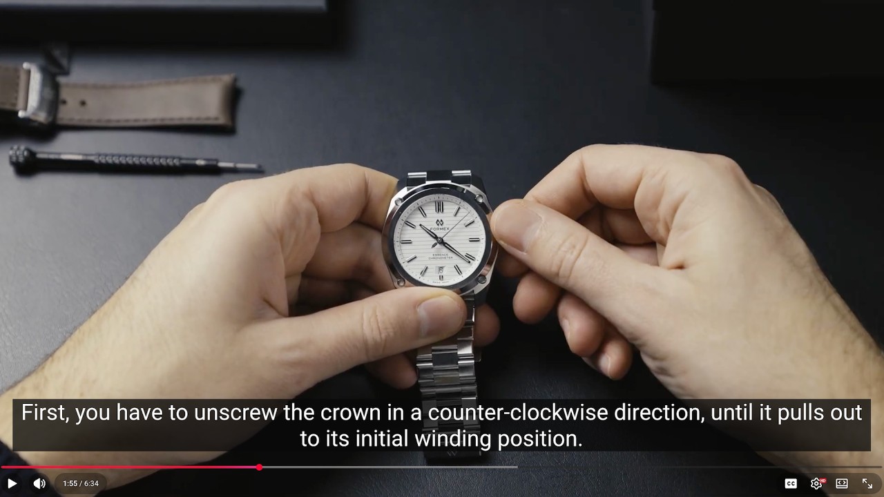 FORMEX Essence (Leggera) Automatic Chronometer (39mm & 41mm) - Video Instructions
