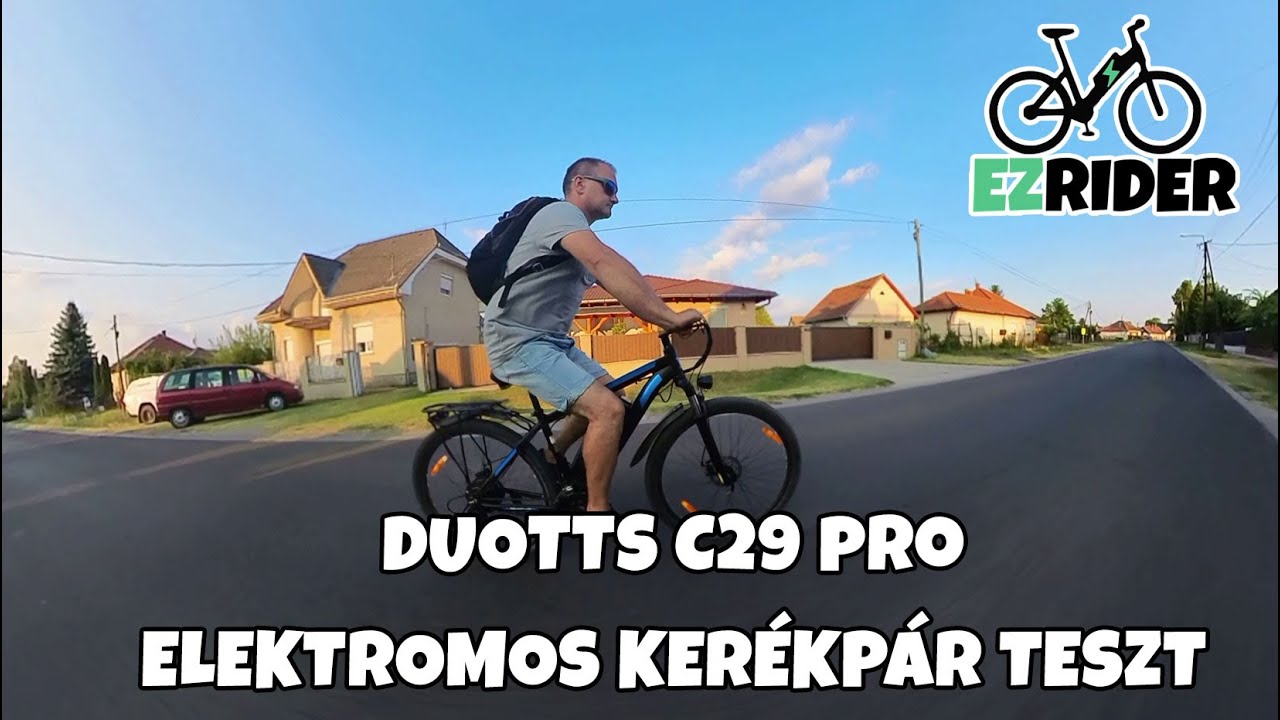 DUOTTS C29 PRO elektromos kerékpár teszt