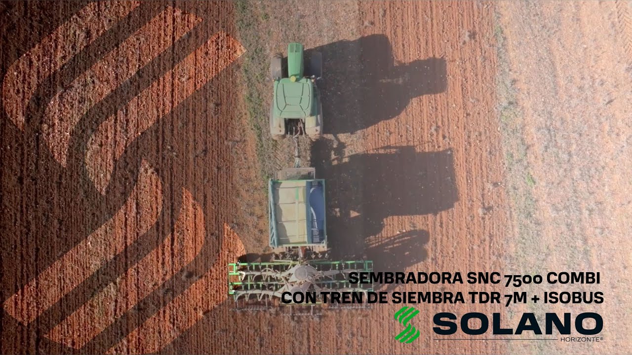 SEMBRADORA SNC 7500 COMBI CON TREN DE SIEMBRA TDR 7M + ISOBUS -  SOLANO HORIZONTE