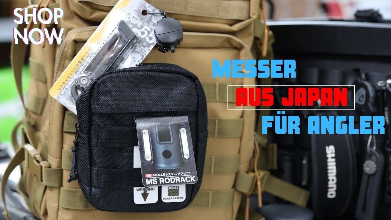 Angelmesser mit auswechselbarer Klinge. Spitze Klingenform gemacht für Dich zum angeln.
