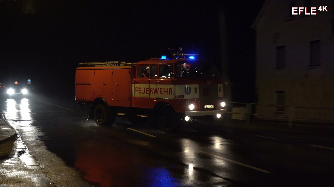 [Sirenenalarm + Inside View] Einsatzübung Feuerwehr Lobstädt