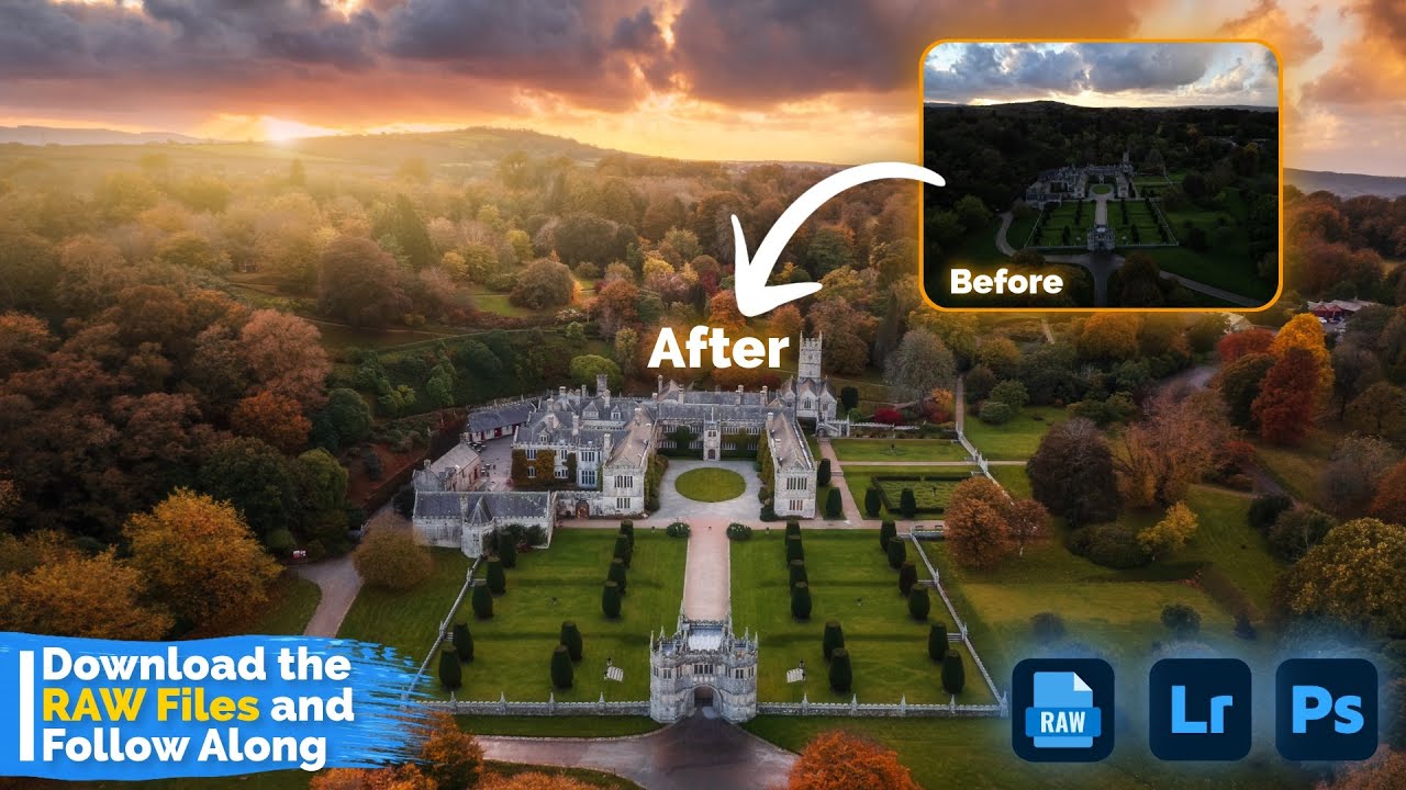 Start to Finish Advanced Landscape Edit with Orton Effect & Grading (Includes RAW)