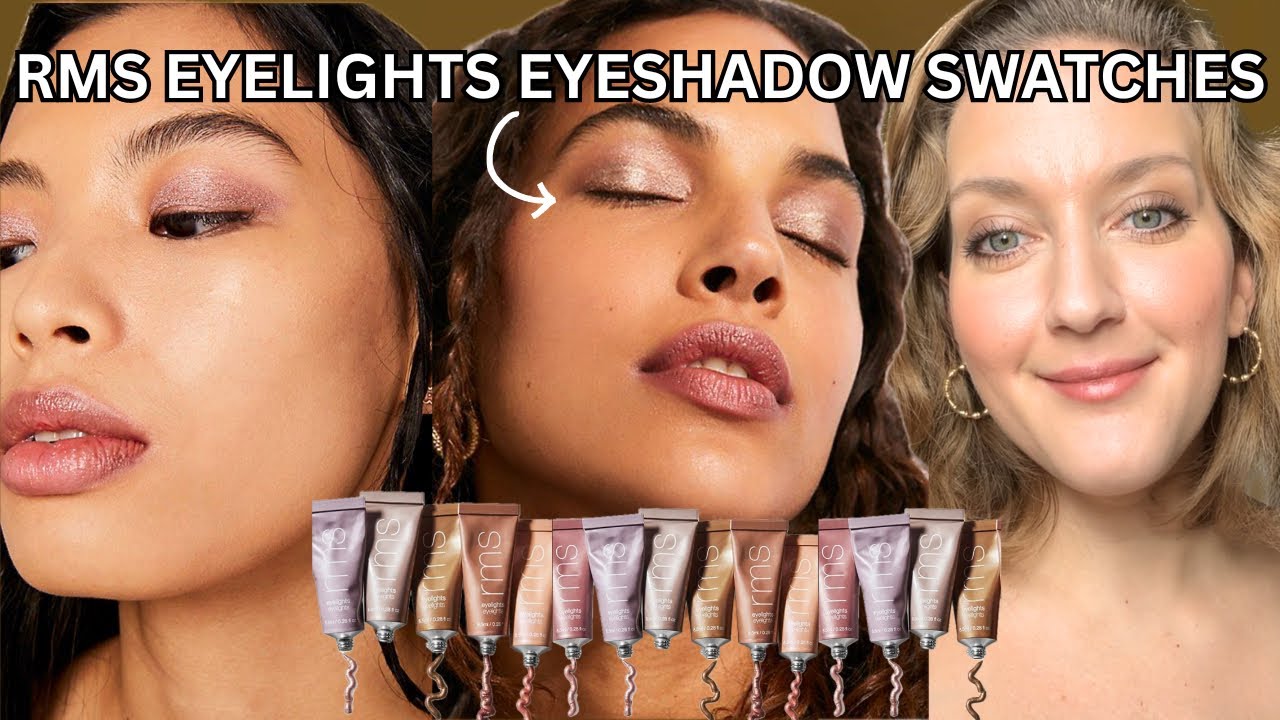 Свотчи кремовых теней для век RMS EYELIGHT