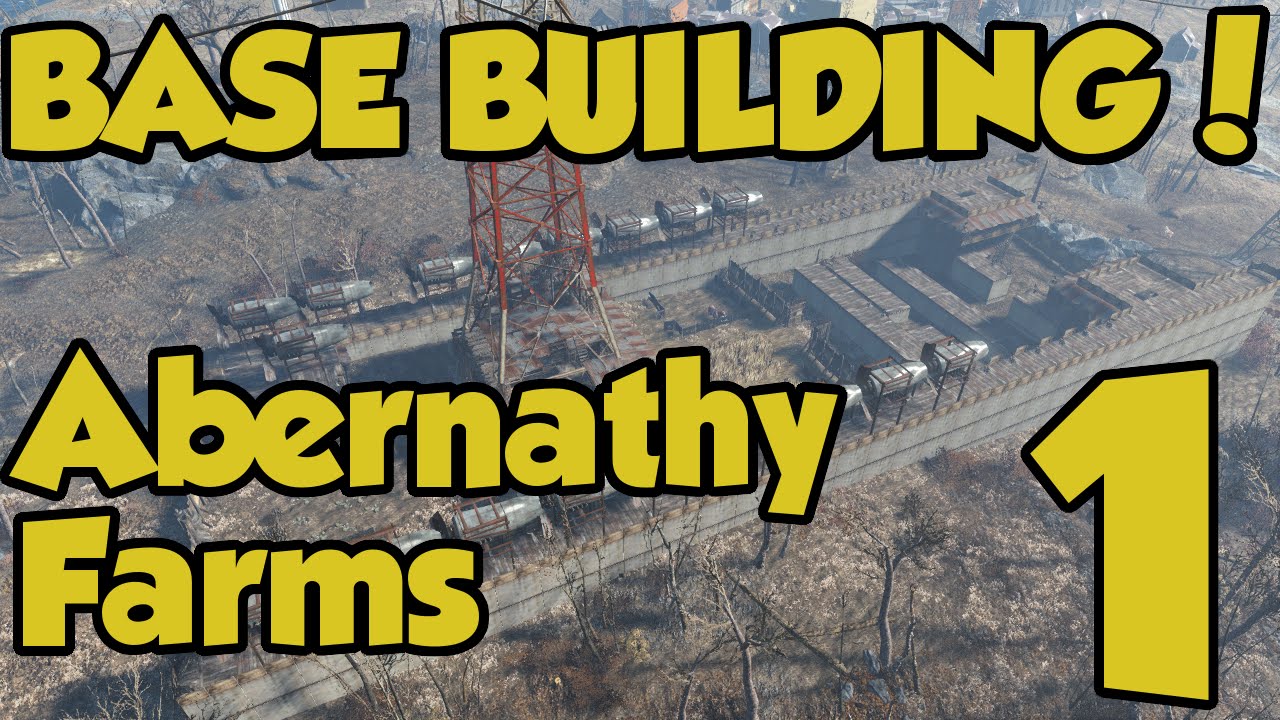 Fallout 4 Settlements - Building Abernathy Farms - Episode 1