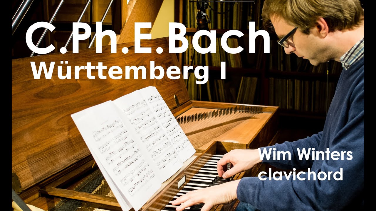 C.Ph.E.Bach :: Württemberg Sonata I, Wq 49/1 :: Wim Winters, clavichord