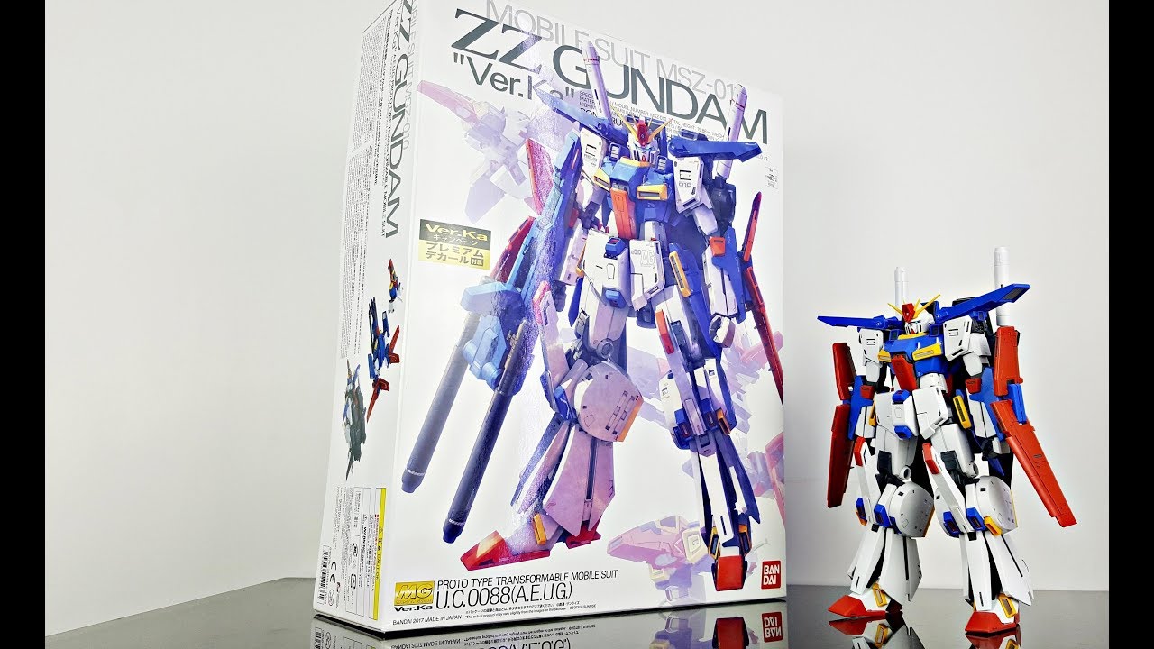 Review MG 1/100  ZZ Gundam VER.KA