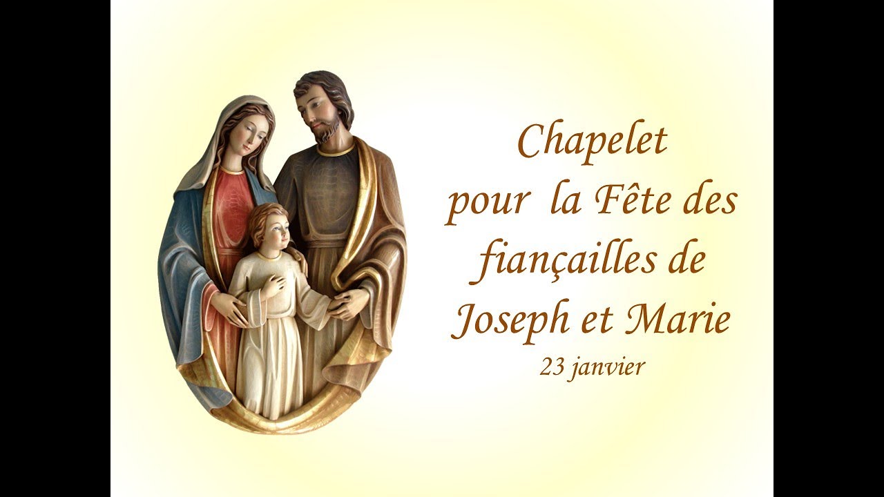Chapelet pour la fête des fiançcailles de Marie et Joseph