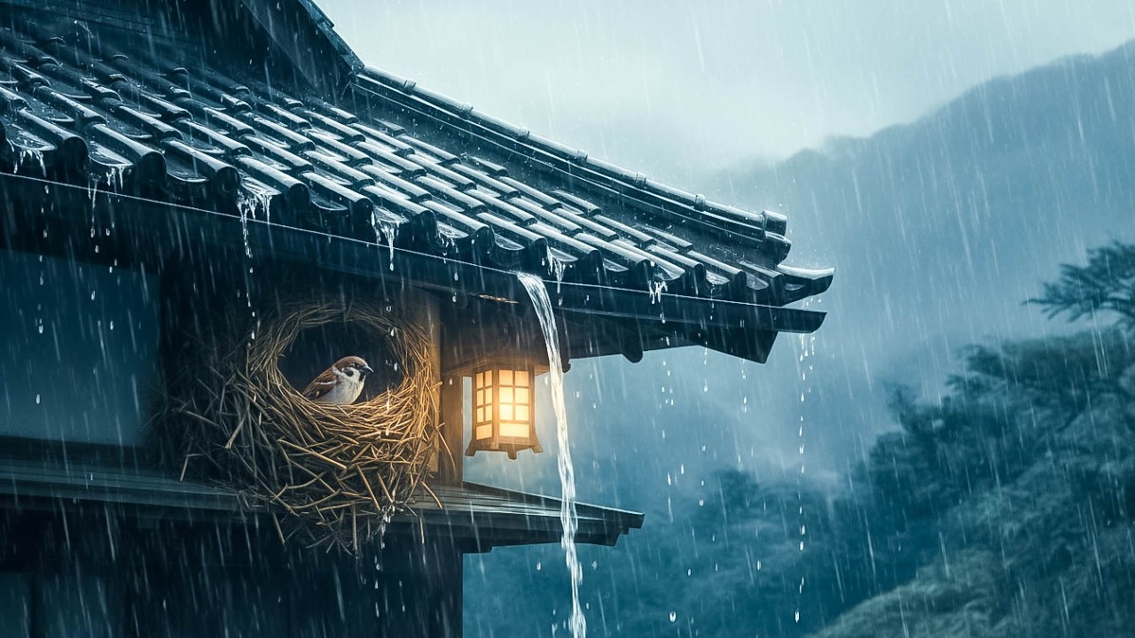 Lonely Bird Shelter Lofi Japanese 🐦 Study, Relax, Chilling