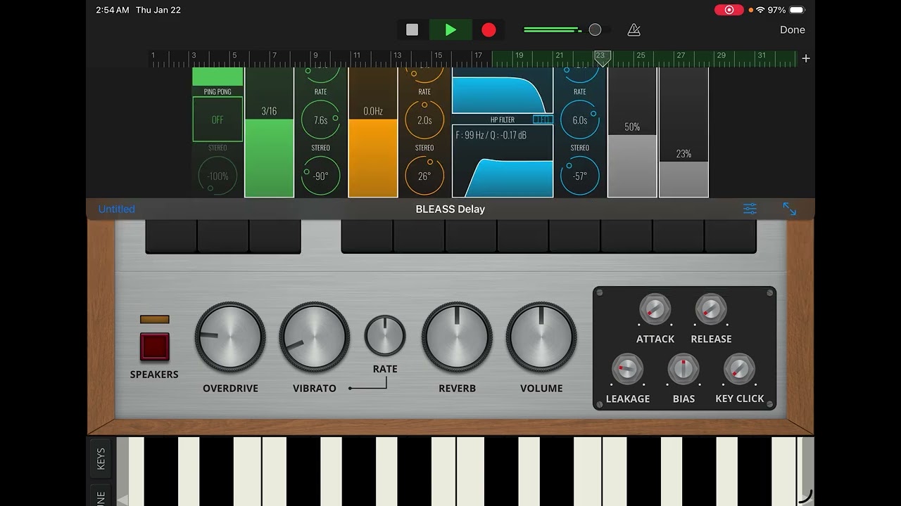 Making a GROOVY song in GarageBand 😎 (work in progress)