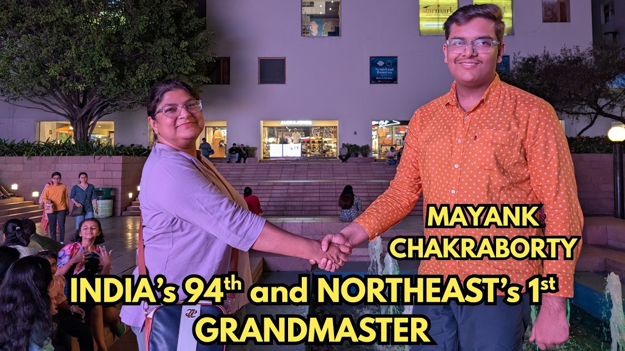 India's 94th and NorthEast's 1st Grandmaster - 16-year-old Mayank Chakraborty