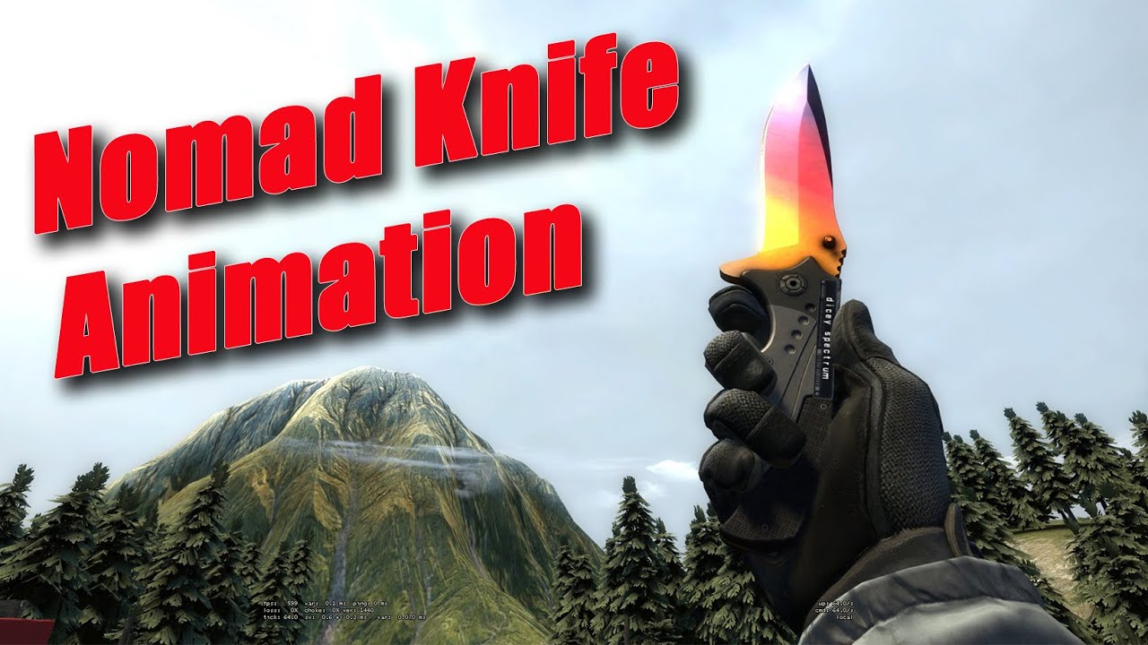 CSGO: Nomad Knife Animation (with rare animations)