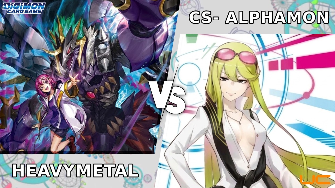 POV: HeavyMetaldramon vs Alphamon CS | EX11 Format | Digimon TCG