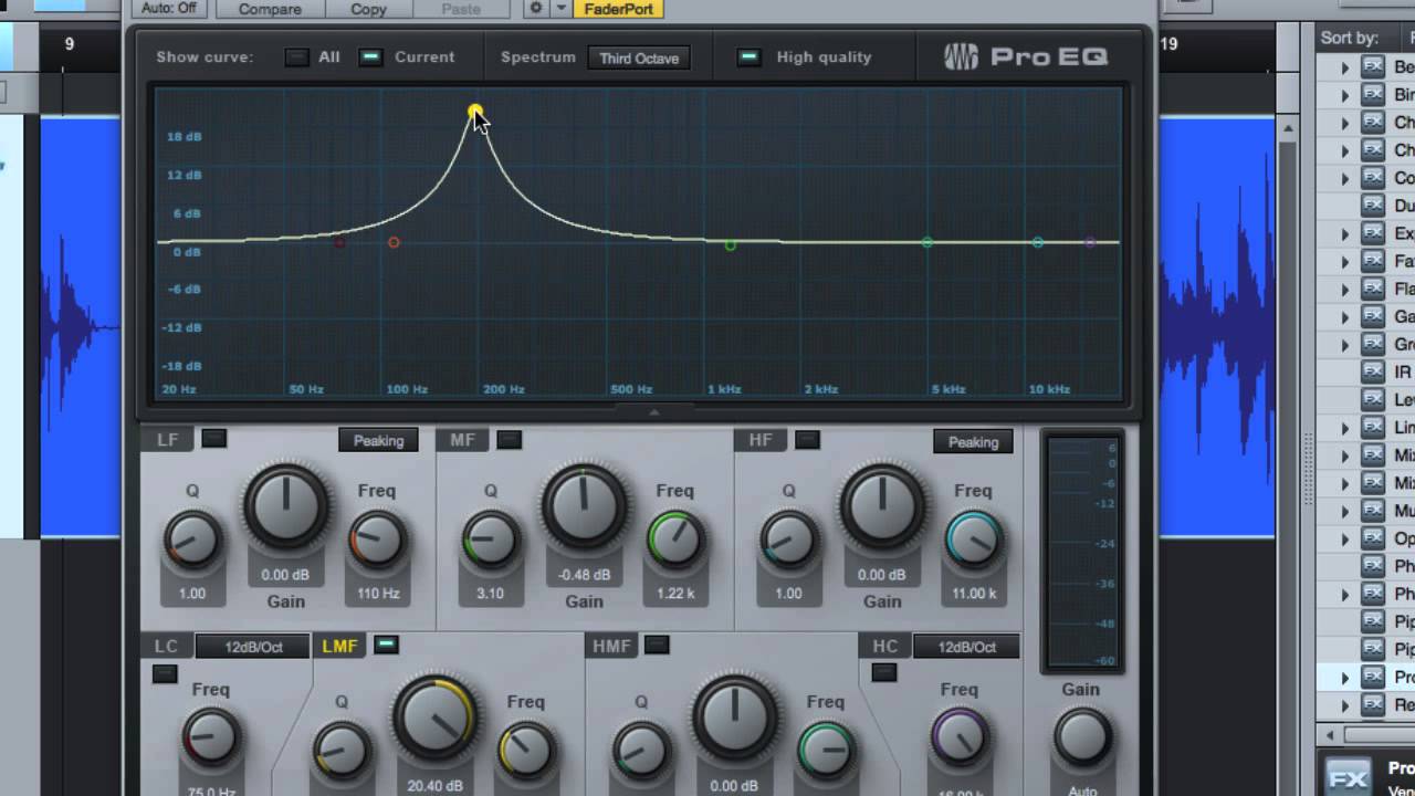 EQ Sweeping Trick