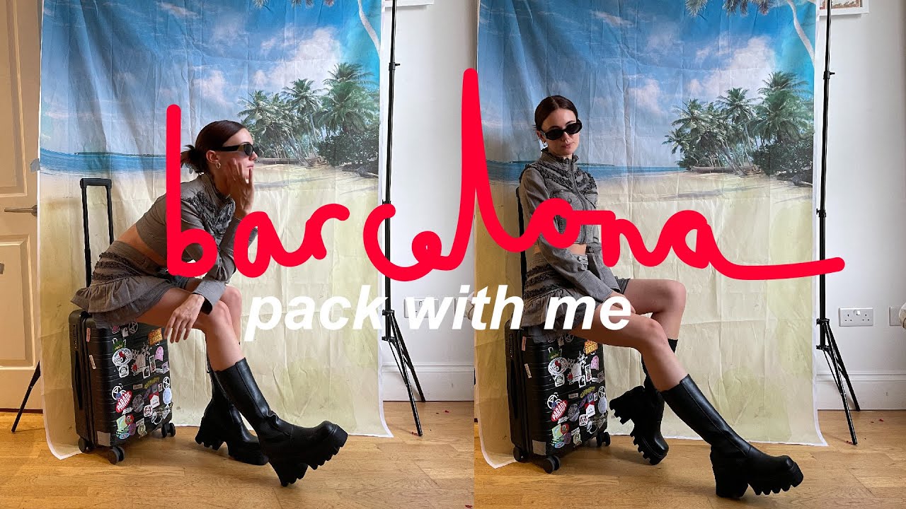 pack with me for barcelona ft. LAMODA