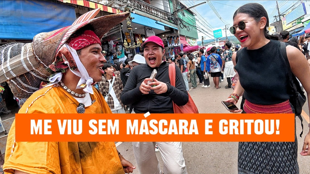 Me Camuflei no Festival dos Mortos, Tailândia (Phi Ta Khon Festival)