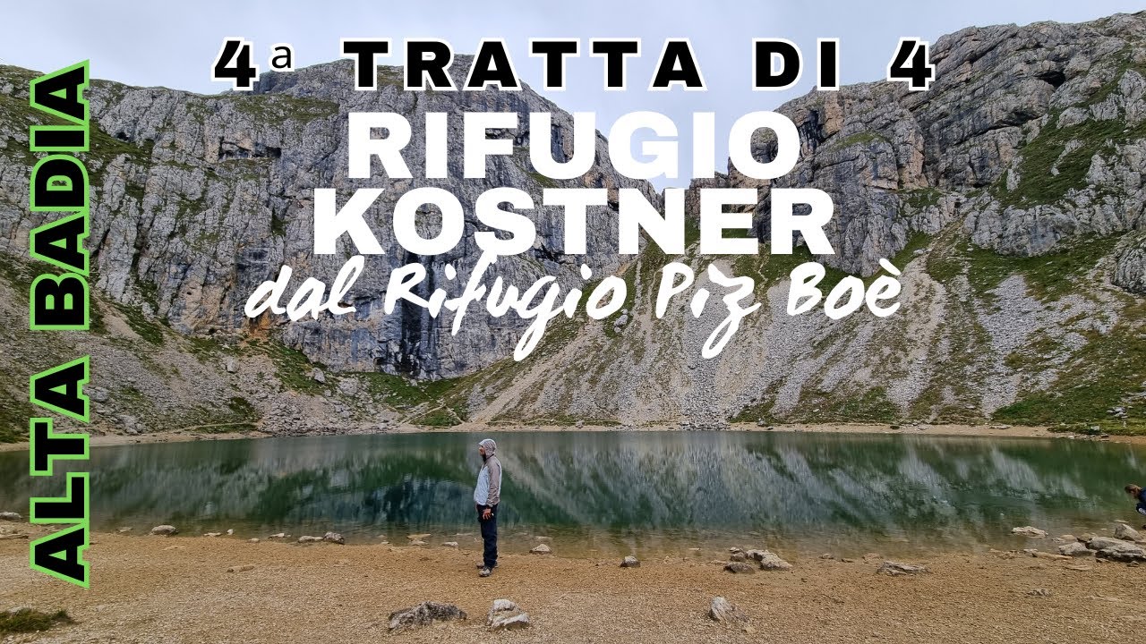 142ª escursione | 4ª tratta di 4 | Dal Rifugio Franz Kostner al Rifugio Piz Boé Alpine Lounge | 4K
