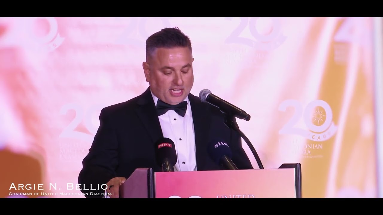 UMD 20 Anniversary Gala - Chairman of the Board - Argie Bellio Full Speech