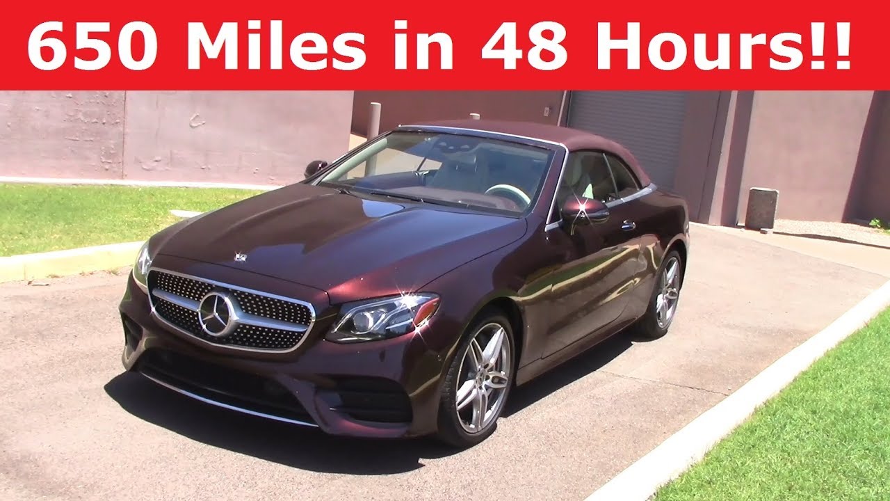2019 Mercedes-Benz E450 4MATIC Convertible: Performance & Economy Drive