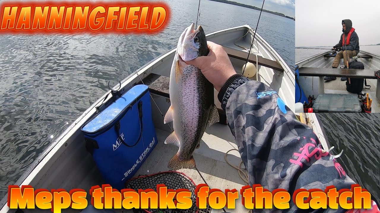 Hanningfield Trout fishing Рыбалка
