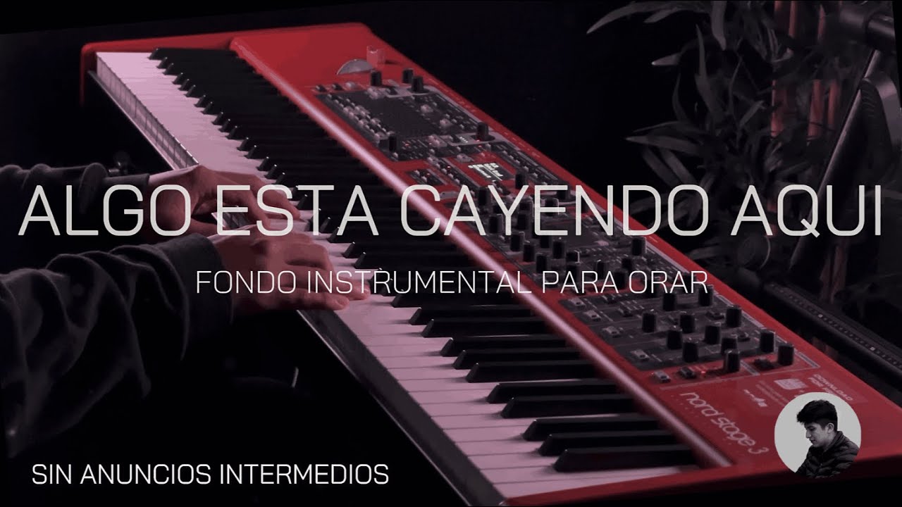 Fondo para Predicar o Adorar a Dios😭 // SIN ANUNCIOS - Algo Está Cayendo Aquí - Tiempo Con Dios