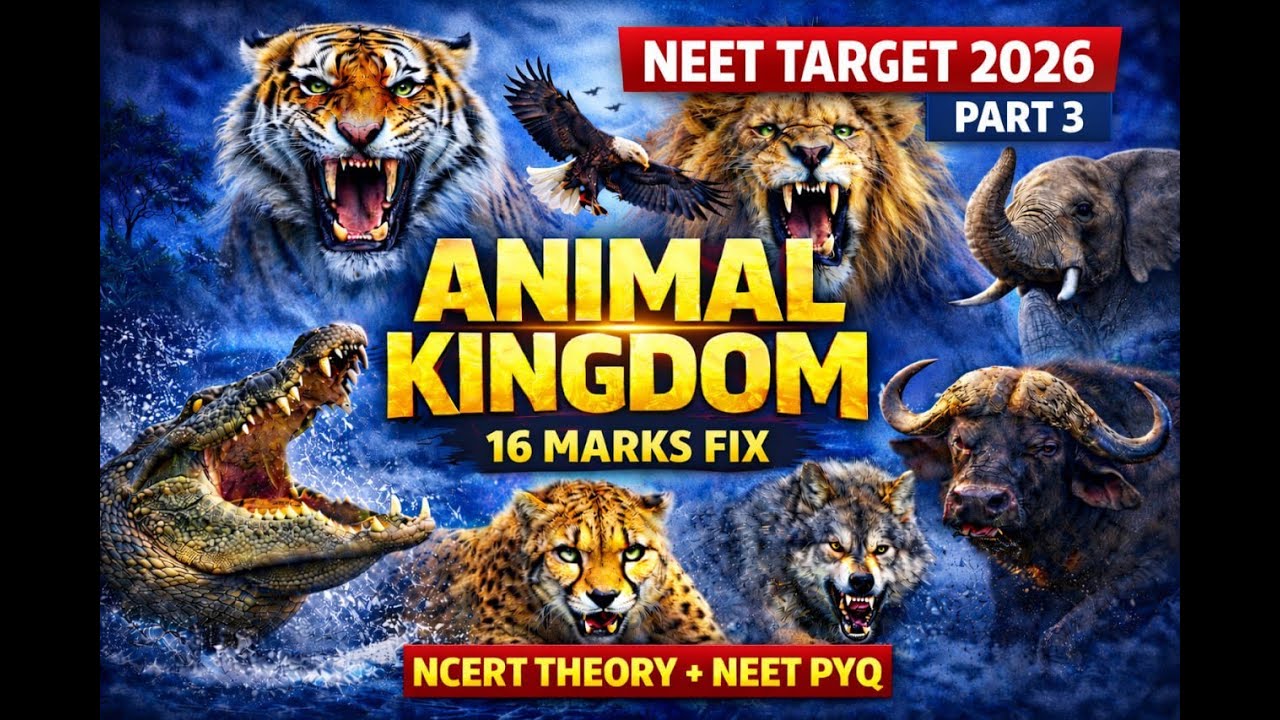 Animal Kingdom Tricks + PYQs 🔥 Porifera & Cnidaria | NEET Biology NCERT