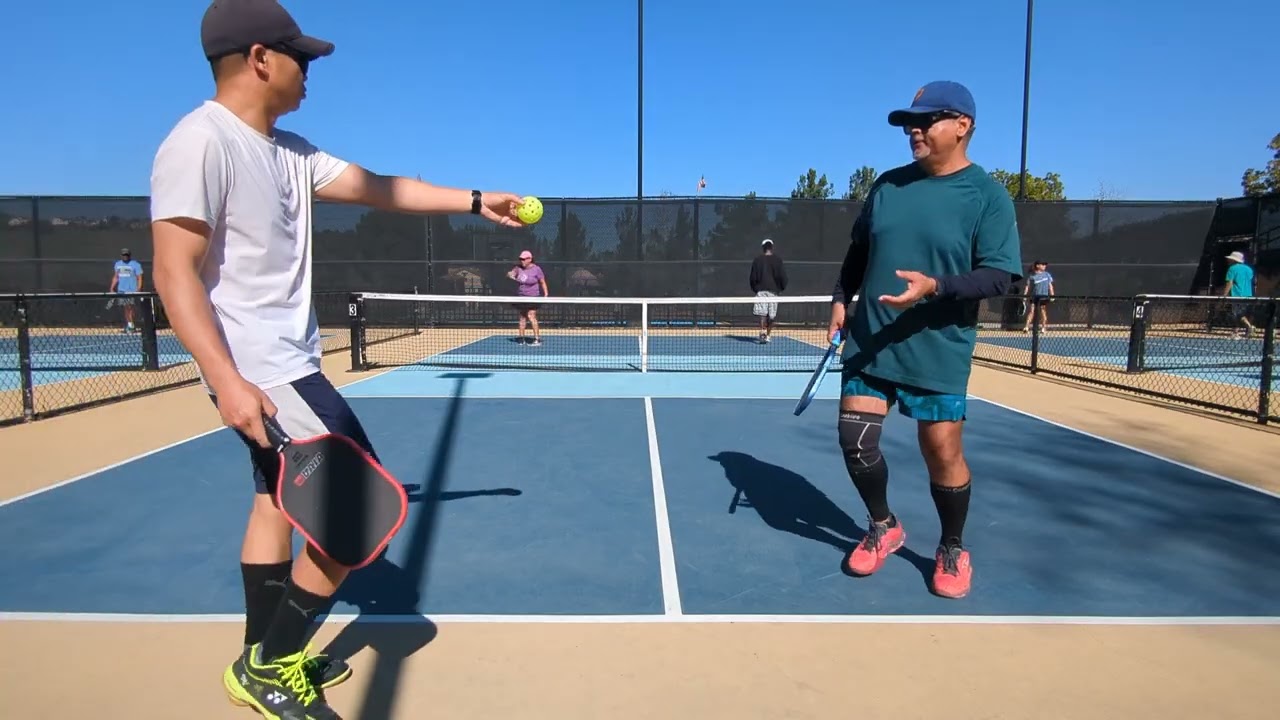 Eric, Anil vs Josh, Jenny 2.7.26 #pickleball Set 1 at Vellano Park, Chino Hills, CA