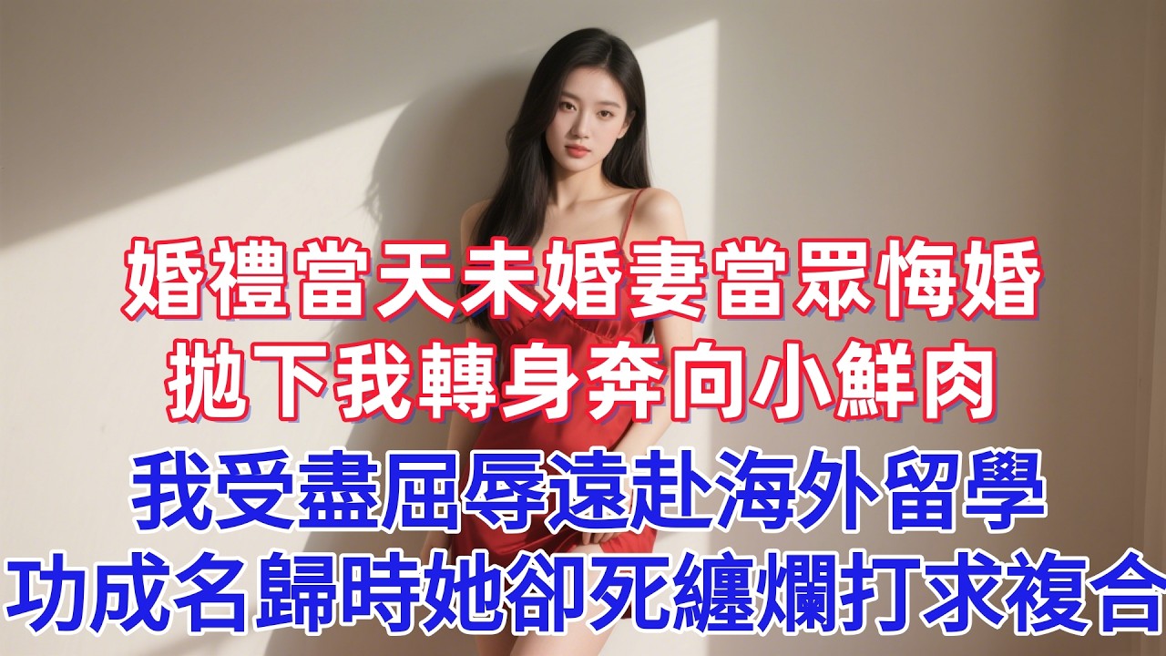 婚禮當天未婚妻當眾悔婚，拋下我轉身奔向小鮮肉，我受盡屈辱遠赴海外留學，功成名歸時她卻死纏爛打求複合