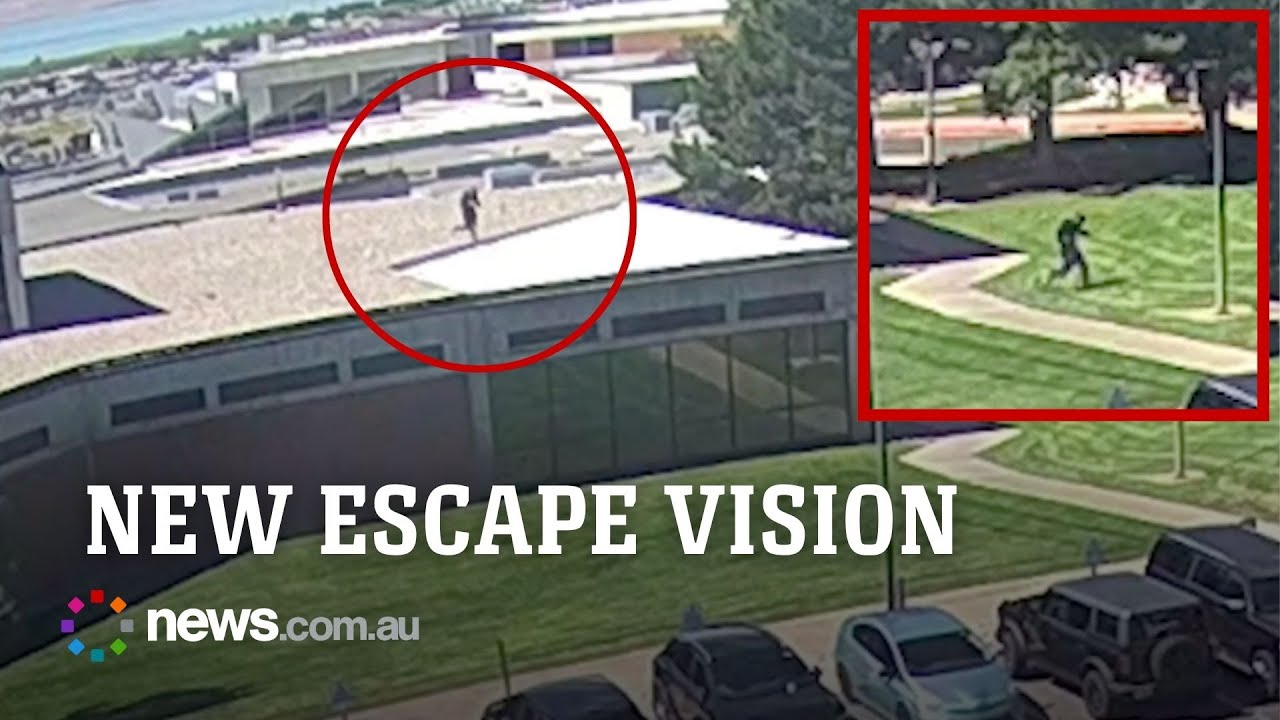 FBI release new video revealing how Charlie Kirk shooter escaped capture