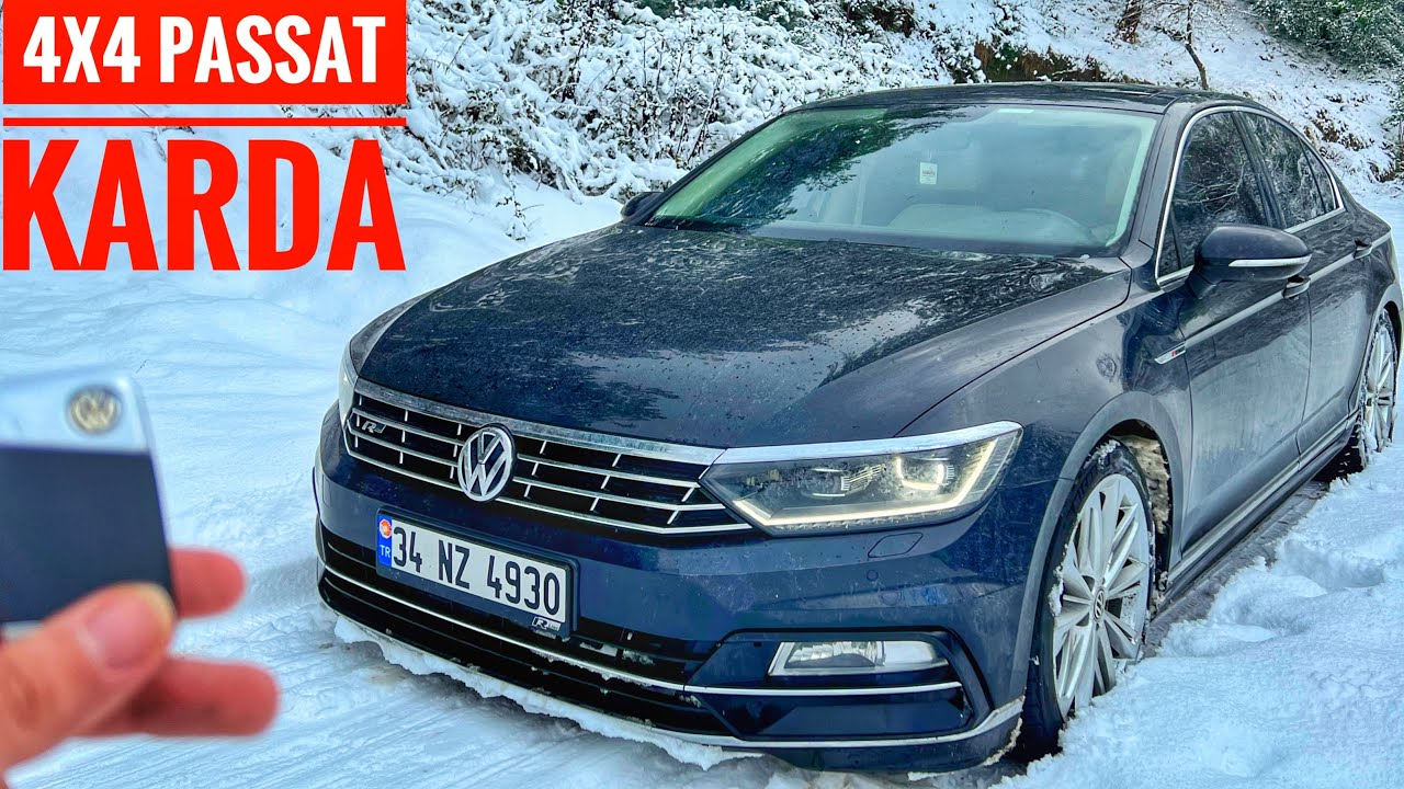 4x4 PASSAT KARDA KÖYE ÇIKTIK | 2.0 TDI 280HP 4MOTİON | KEYİFLİ KIŞ VİDEOSU