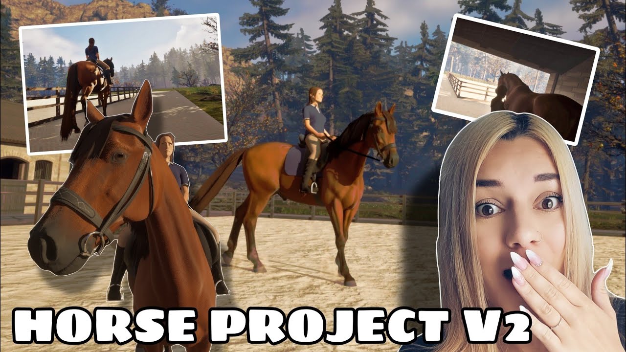 JAKA GRAFIKA!! 😱NOWA GRA O KONIACH! || HORSE PROJECT V2