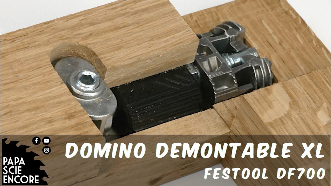Collapsible joinery - Festool Domino XL - Assemblage démontable