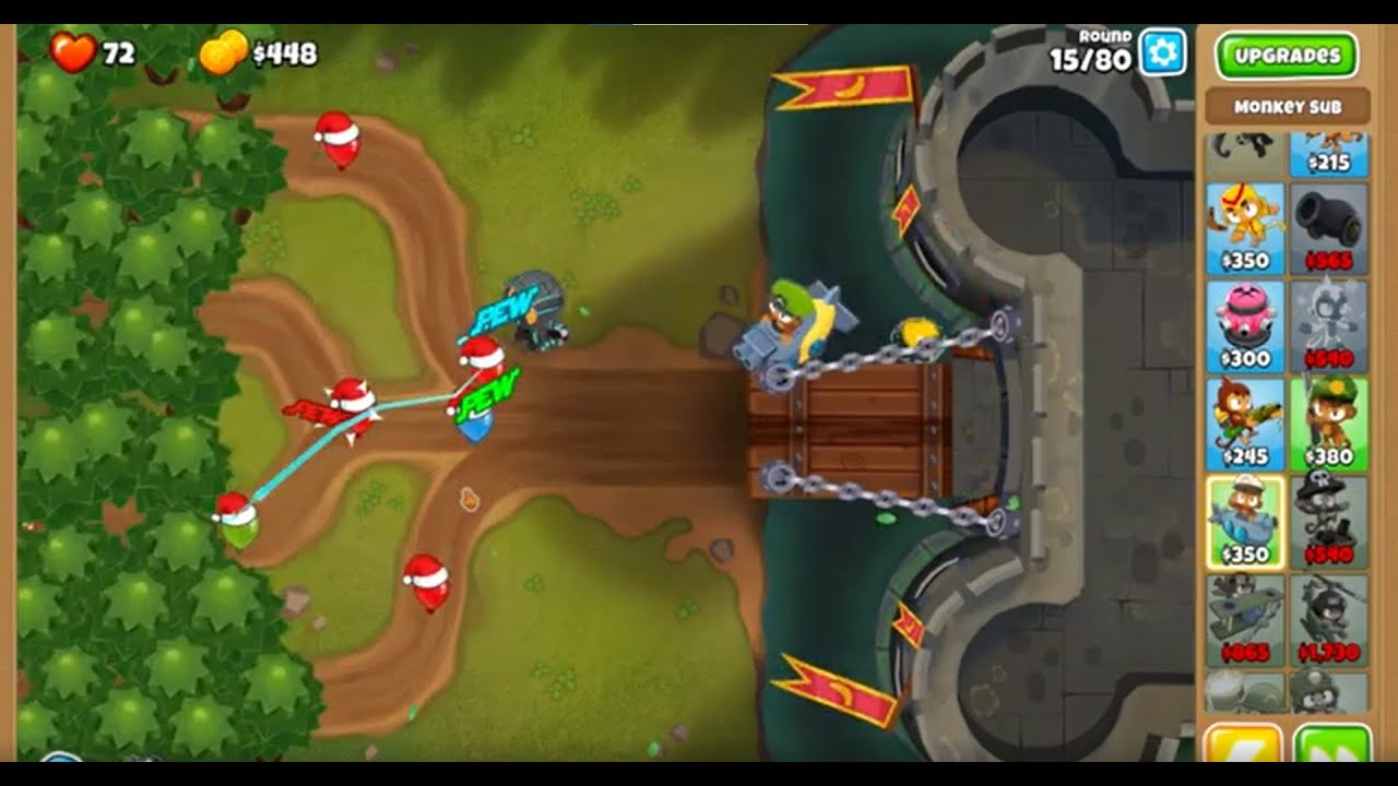 Bloons TD 6 Dark Castle Double Hp Moabs No Monkey Knowledge