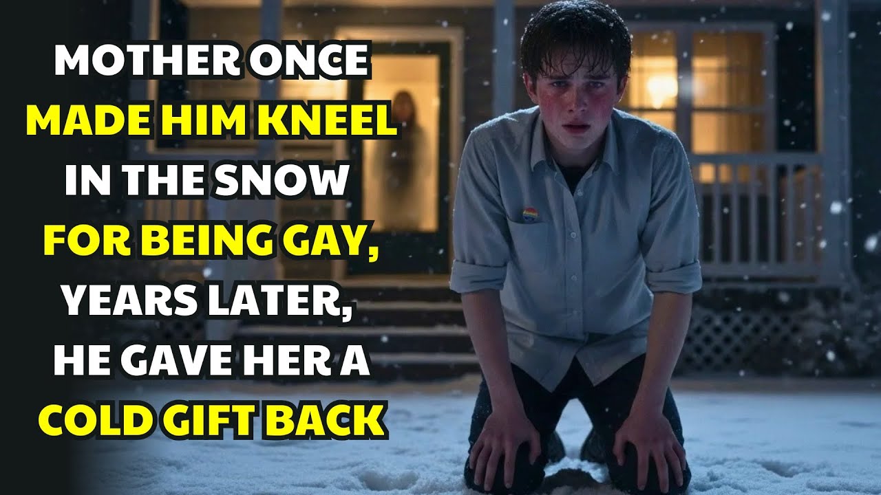 MOTHER ONCE MADE HIM KNEEL IN THE SNOW FOR BEING GAY — YEARS LATER, HE GAVE HER A COLD GIFT BACK