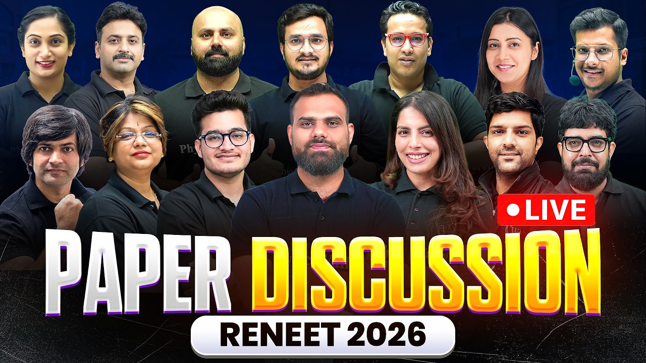 RE-NEET 2026 - LIVE PAPER DISCUSSION🔥