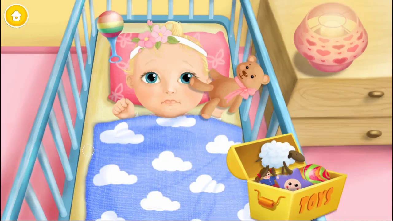 Sweet Baby Girl Doll House - Play, Care & Bed Time | FUN FOR KIDS