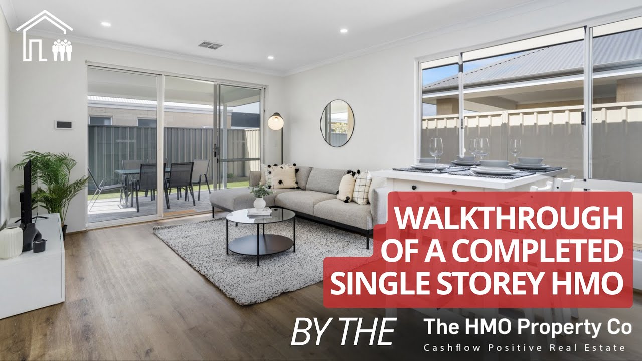Walkthrough of a completed single storey HMO by the HMO Property Co