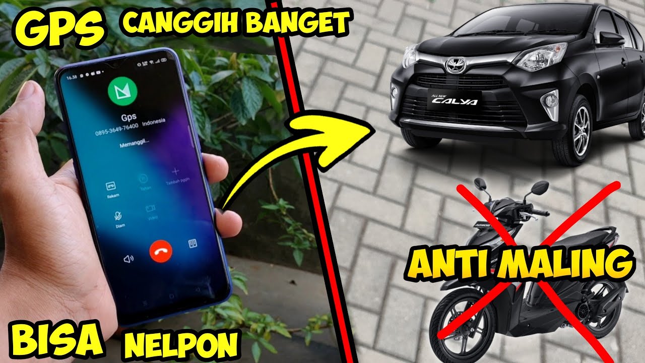 Canggih !! GPS motor yang bisa di telpon