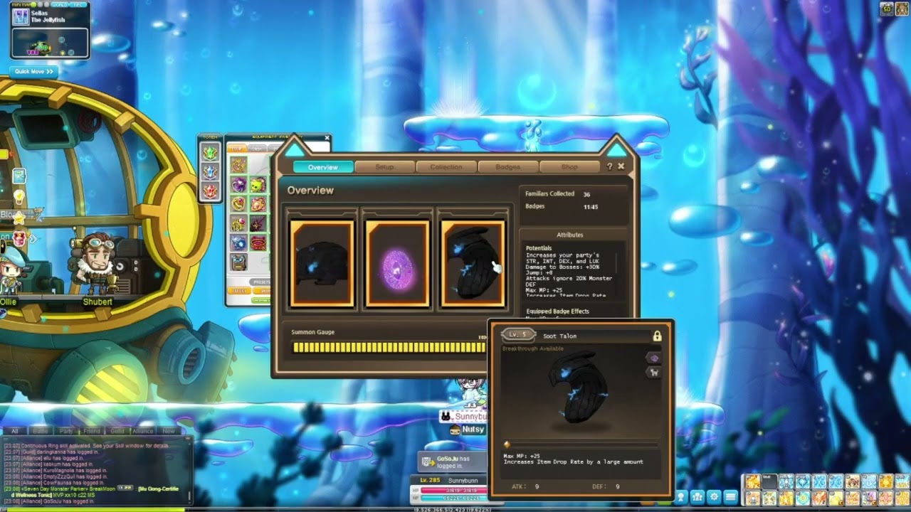 kronos 295 bowmaster gear and account progression video
