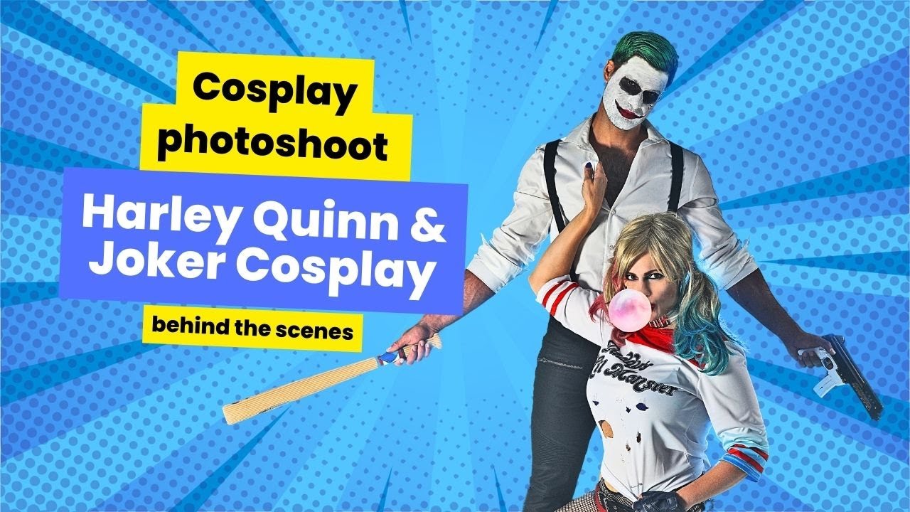 Harley Quinn and Joker COSPLAY Photo Shoot