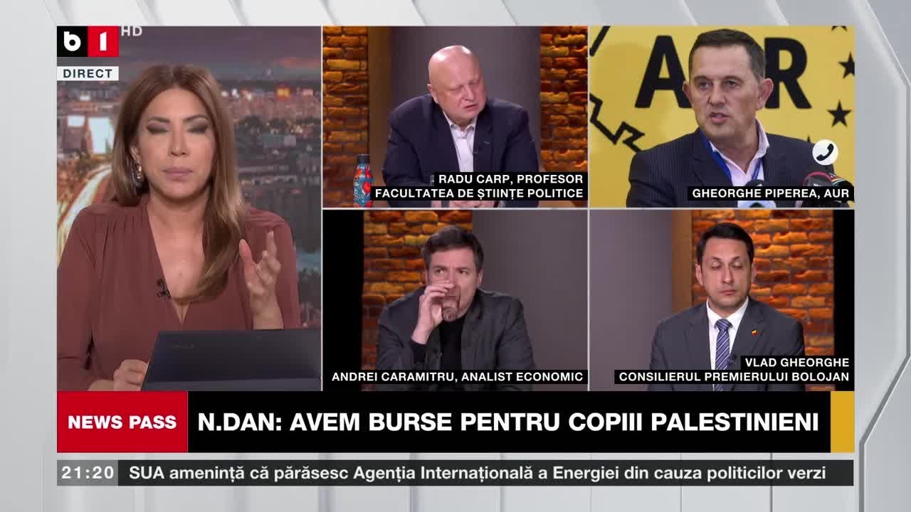 HALUCINAȚII SUVERANISTE CU PIPEREA (AUR): „NICUȘOR DAN A AVUT O ZI RATATĂ.”. Știri B1TV_19 feb. 2026