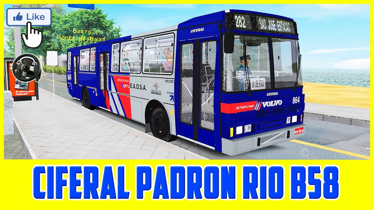 [OMSI 2] #Clássicos 3 - Ciferal Padron Rio B58 Manual