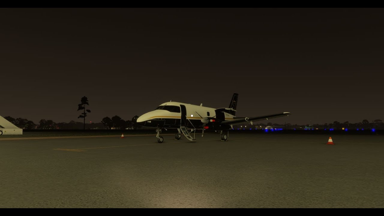 EMB-110 BANDEIRANTES VOO NOTURNO SBDN x SBCG (PT-BR/EU) #voo #noturno #vfr