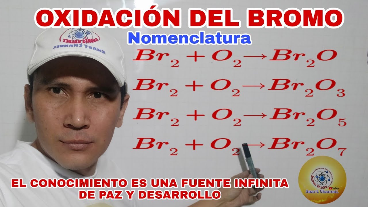 OXIDACIÓN DEL BROMO ANHÍDRIDOS NOMENCLATURA TRADICIONAL STOCK SISTEMÁTICA