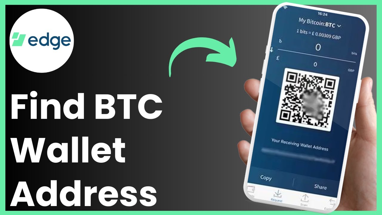 Как найти адрес своего биткоин-кошелька в Edge Wallet в 2024 году!