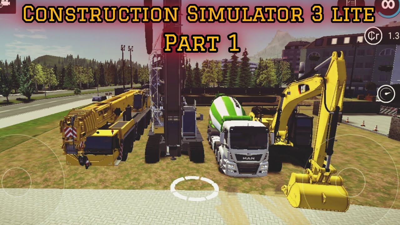 CONSTRUCTION SIMULATOR 3 LITE 🚧  LANDSCAPING: SWIMMING POOL WORK PART 1 👷