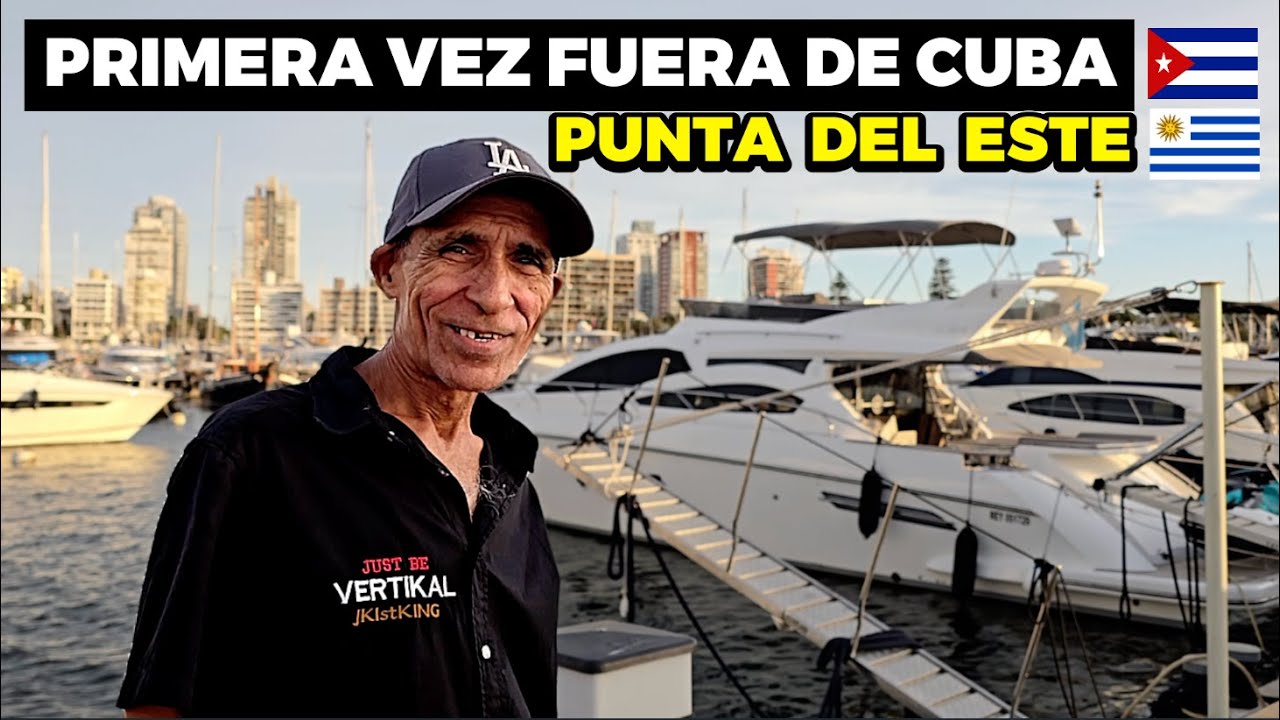 Mi papá y hermano recién llegados de CUBA🇨🇺 reaccionan a PUNTA DEL ESTE y PIRIÁPOLIS en URUGUAY 🇺🇾